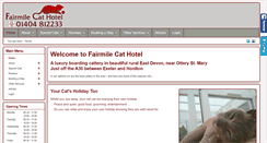 Desktop Screenshot of fairmilecattery.co.uk