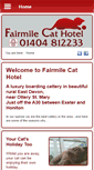 Mobile Screenshot of fairmilecattery.co.uk